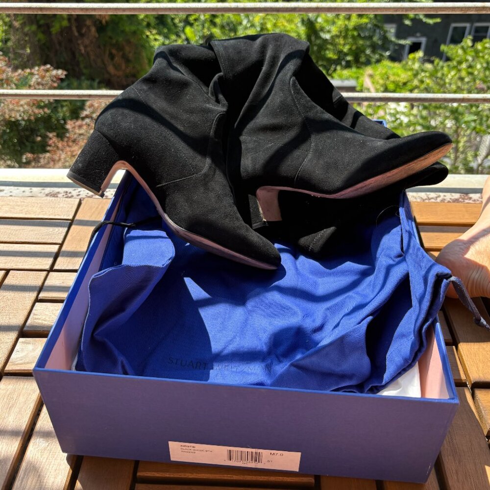 Stuart Weitzman Thigh High Suede Boots